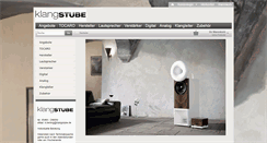 Desktop Screenshot of klangstube.de
